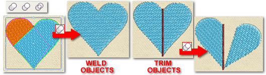 Ability to Intersect, Weld and Trim objects 