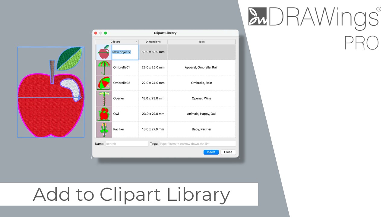 How to Add Custom Designs to the Clipart Library in DRAWings PRO XII 1 YouTube player