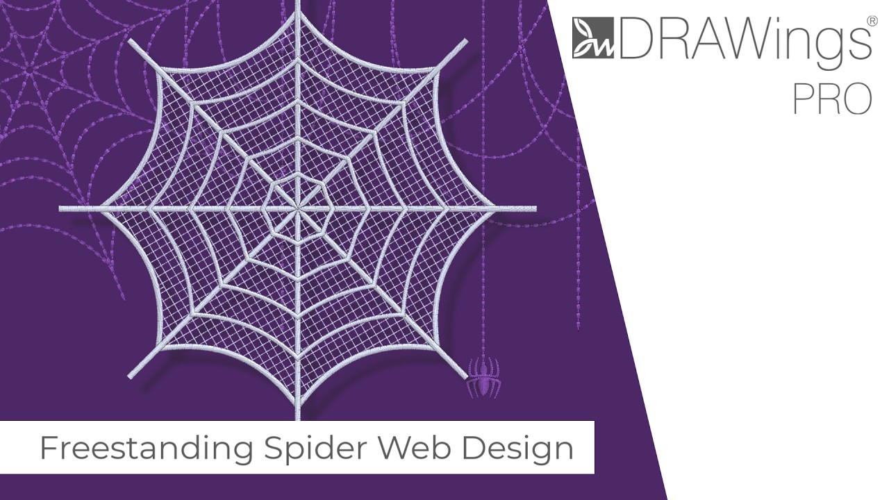 How to Digitize a Freestanding Lace Spider Web 2 YouTube player