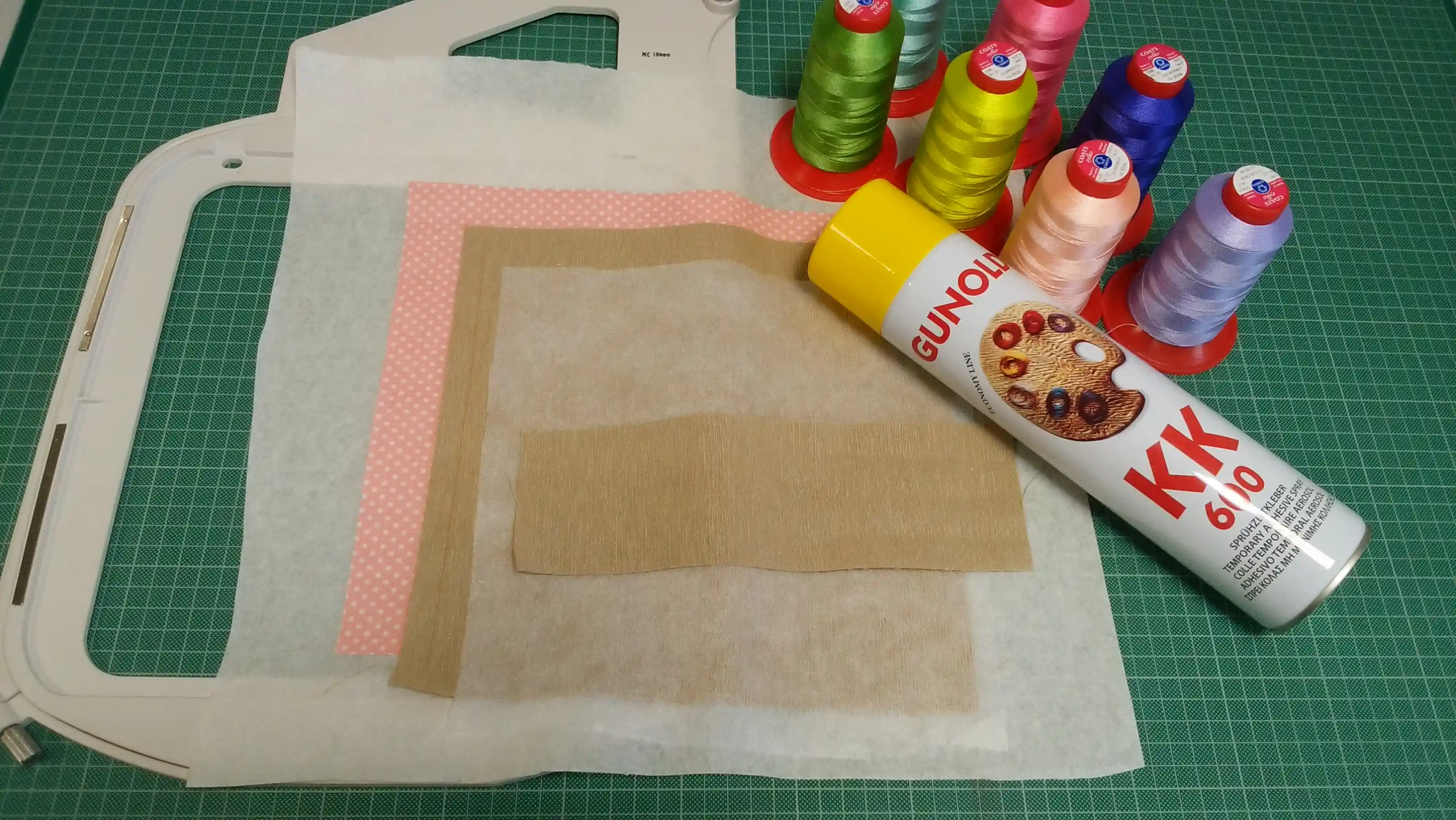 Create an adorable Easter fabric basket with embroidered eggs in minutes 5 Easter basket sewing supplies