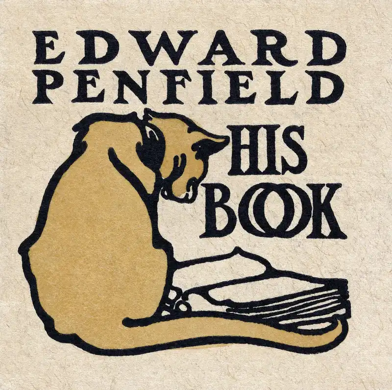Create a beautiful PaintStitch tote bag 3 Edward Penfield design