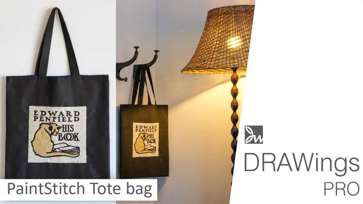 Create a beautiful PaintStitch tote bag