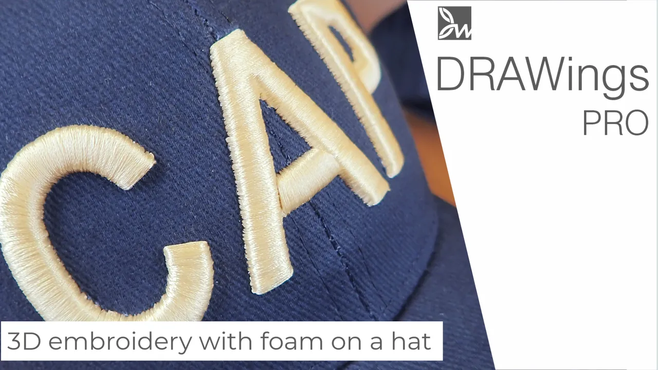 Puff Foam embroidery Mastering 3D Embroidery on Hats