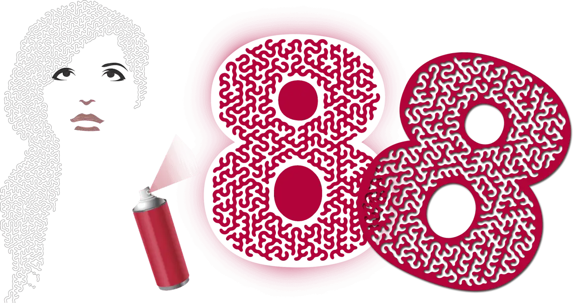 DRAWings PRO XII embroidery software 37 Stippling fill type