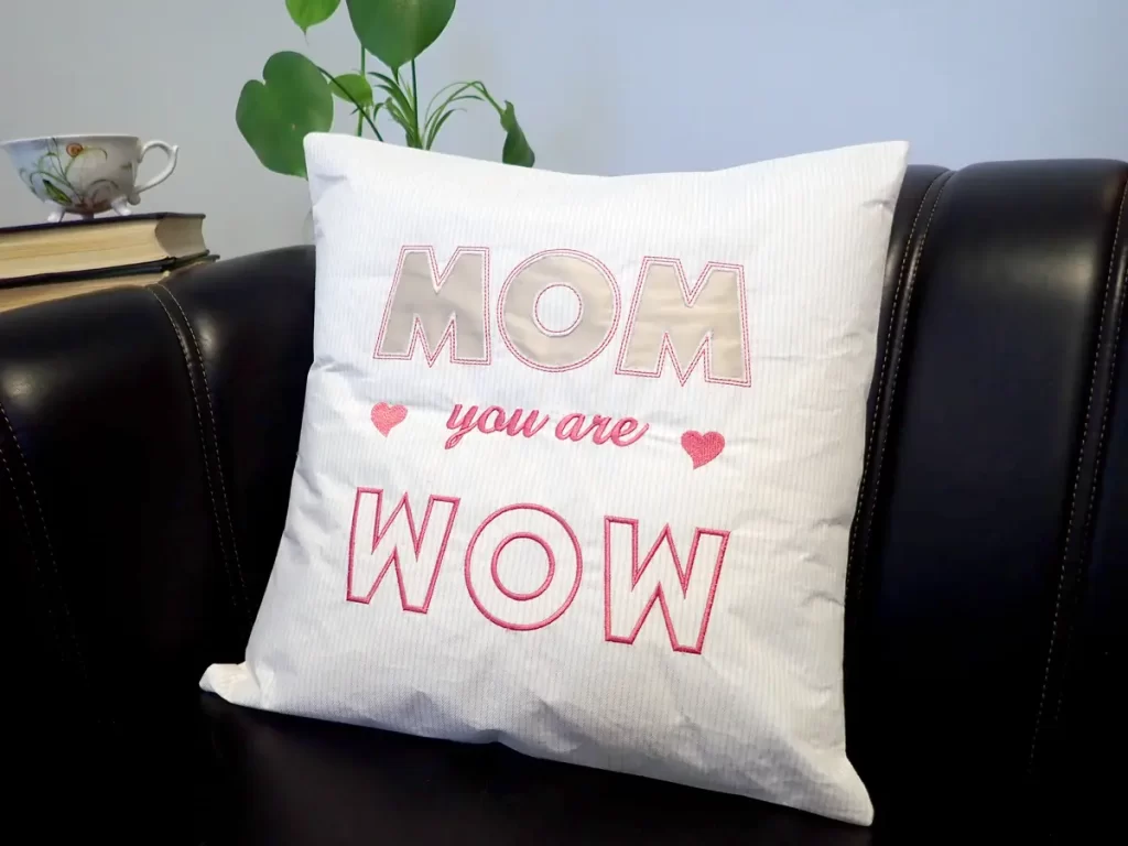 DIY Reverse Applique Pillow Cover Tutorial | Handmade Mother's Day Gift Idea 10 DIY Reverse Applique Pillow Cover Tutorial | Handmade Mother's Day Gift Idea