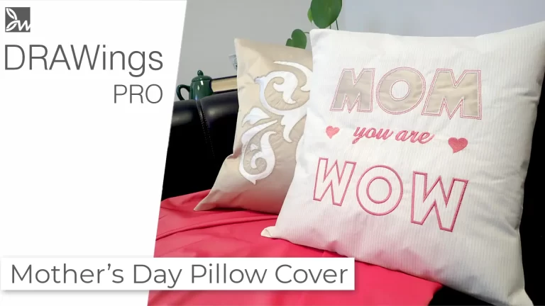 DIY Reverse Applique Pillow Cover Tutorial | Handmade Mother’s Day Gift Idea