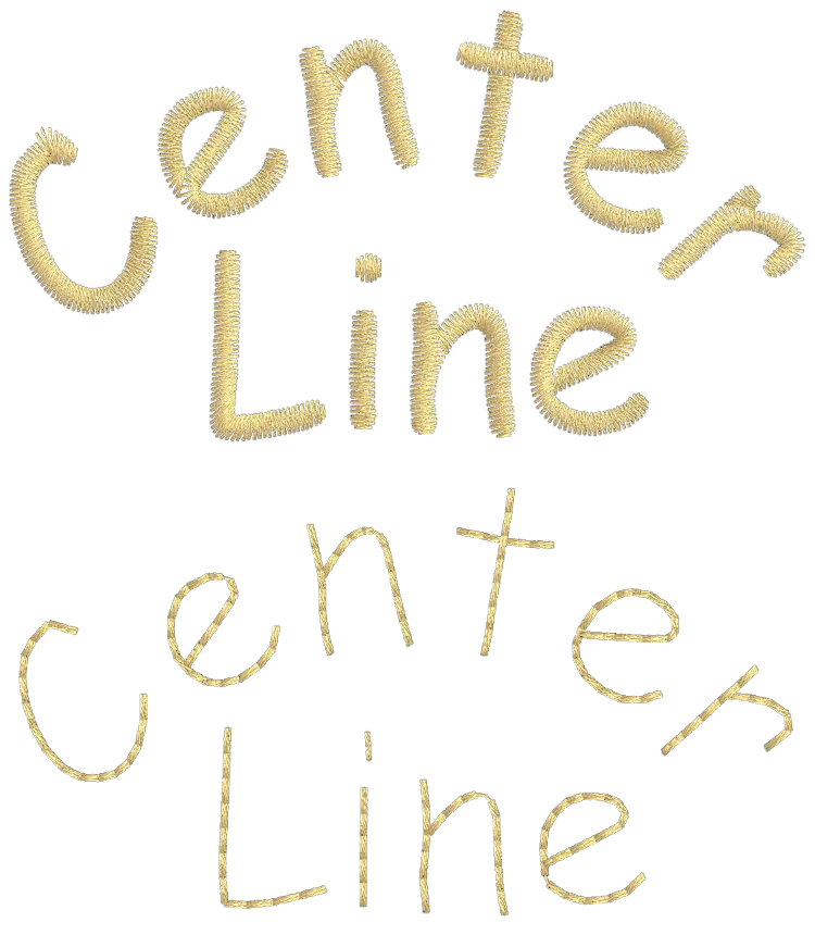 Convert fill to center line with ease