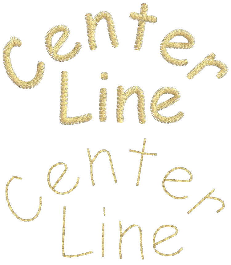 DRAWings PRO XII embroidery software 13 Convert fill to center line with ease
