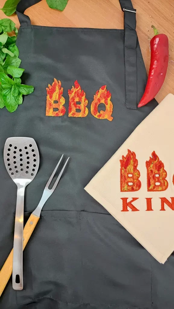 Create Eye-Catching BBQ Apron Designs with Stunning PaintStitch Embroidery 8 Create Eye-Catching BBQ Apron Designs with Stunning PaintStitch Embroidery