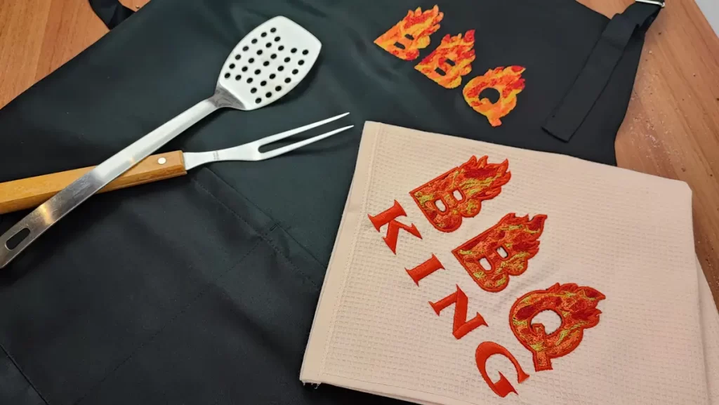 Create Eye-Catching BBQ Apron Designs with Stunning PaintStitch Embroidery 13 Create Eye-Catching BBQ Apron Designs with Stunning PaintStitch Embroidery