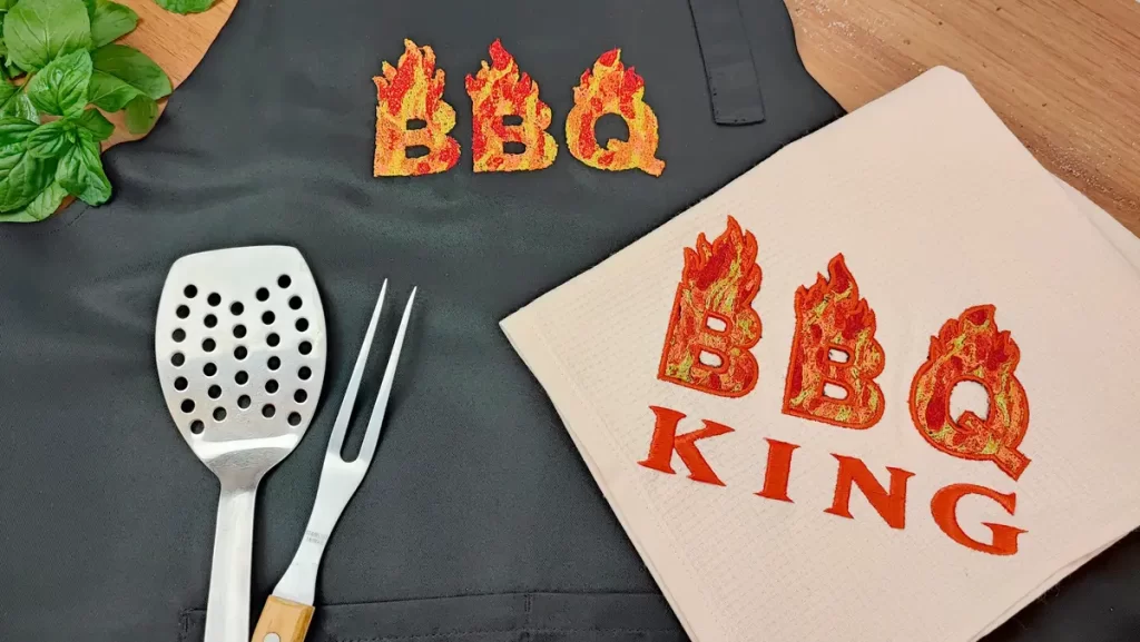 Create Eye-Catching BBQ Apron Designs with Stunning PaintStitch Embroidery 6 Create Eye-Catching BBQ Apron Designs with Stunning PaintStitch Embroidery