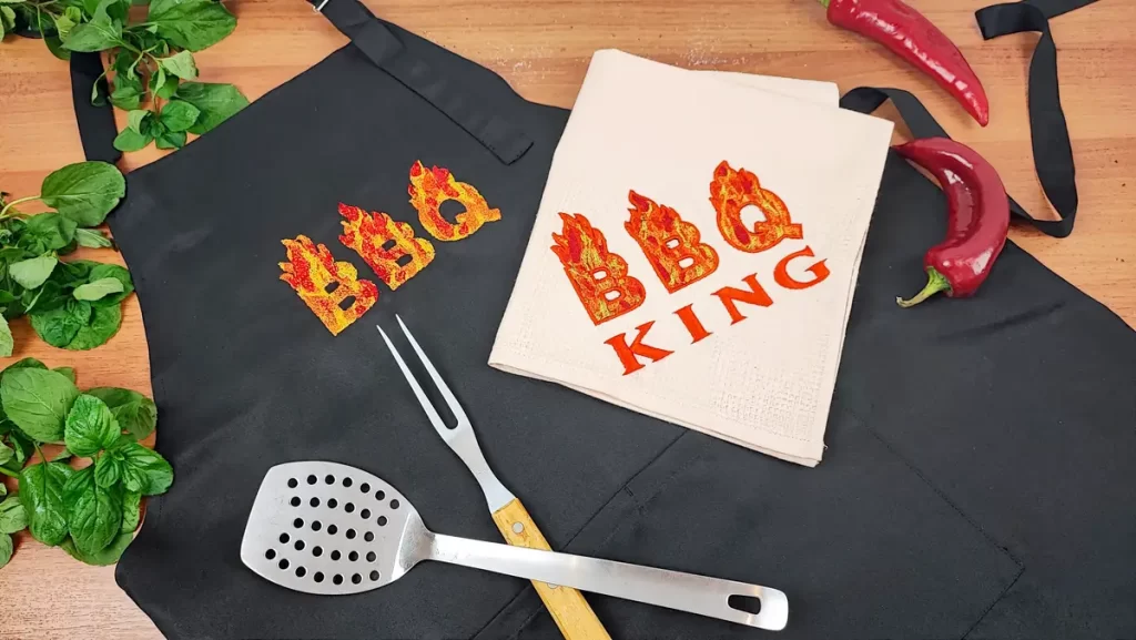 Create Eye-Catching BBQ Apron Designs with Stunning PaintStitch Embroidery 7 Create Eye-Catching BBQ Apron Designs with Stunning PaintStitch Embroidery
