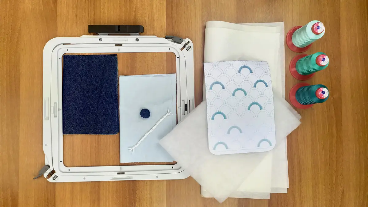 Creating an In-the-Hoop Tablet Case with Quilted Design Using Array Fill 8 Creating-an-In-the-Hoop-Tablet-Case-with-Quilted-Design-Using-Array-Fill-Materials
