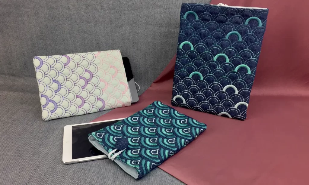 Creating an In-the-Hoop Tablet Case with Quilted Design Using Array Fill 10 Creating an In the Hoop Tablet Case with Quilted Design Using Array Fill photo