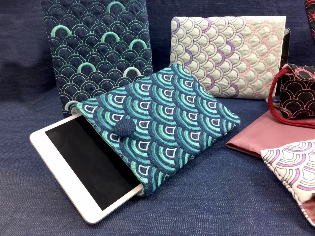 Creating an In-the-Hoop Tablet Case with Quilted Design Using Array Fill 9 Creating an In the Hoop Tablet Case with Quilted Design Using Array Fill photo