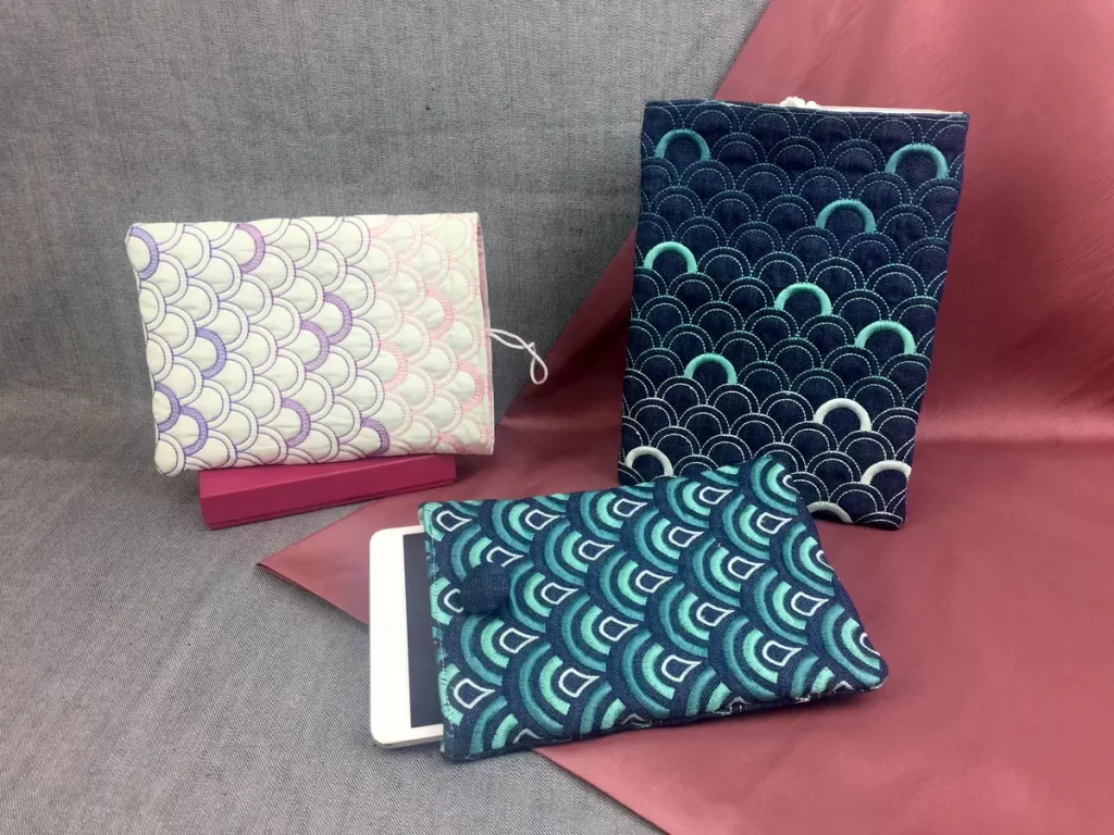 Creating an In-the-Hoop Tablet Case with Quilted Design Using Array Fill 11 Creating an In the Hoop Tablet Case with Quilted Design Using Array Fill photo