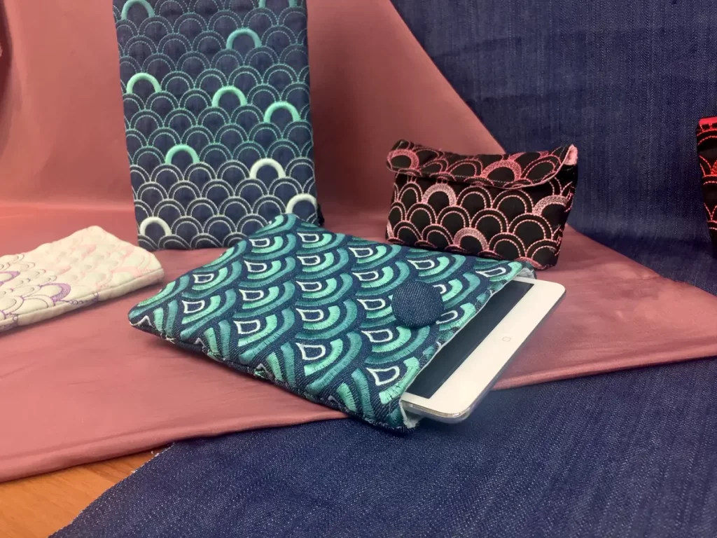 Creating an In-the-Hoop Tablet Case with Quilted Design Using Array Fill 14 Creating an In the Hoop Tablet Case with Quilted Design Using Array Fill photo