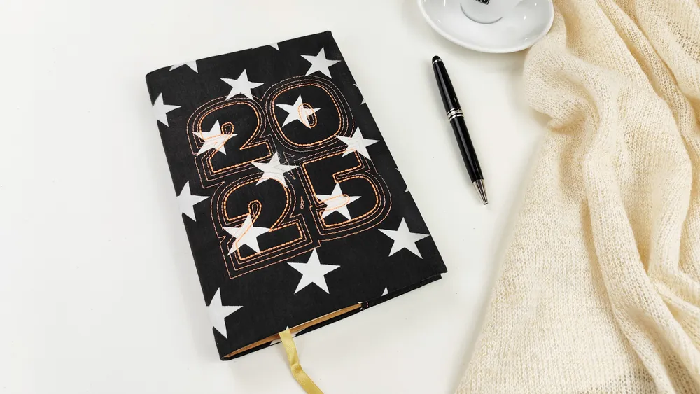 Create a 2025 Journal Cover with Modern Trapunto Embroidery 22 Create a 2025 Journal Cover with Modern Trapunto Embroidery
