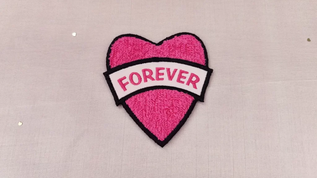 Create a Personalized Faux Chenille Heart Patch 24 Create a Personalized Faux Chenille Heart Patch 04