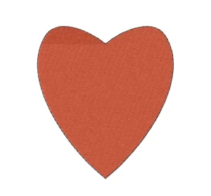 Create a Personalized Faux Chenille Heart Patch 14 heart