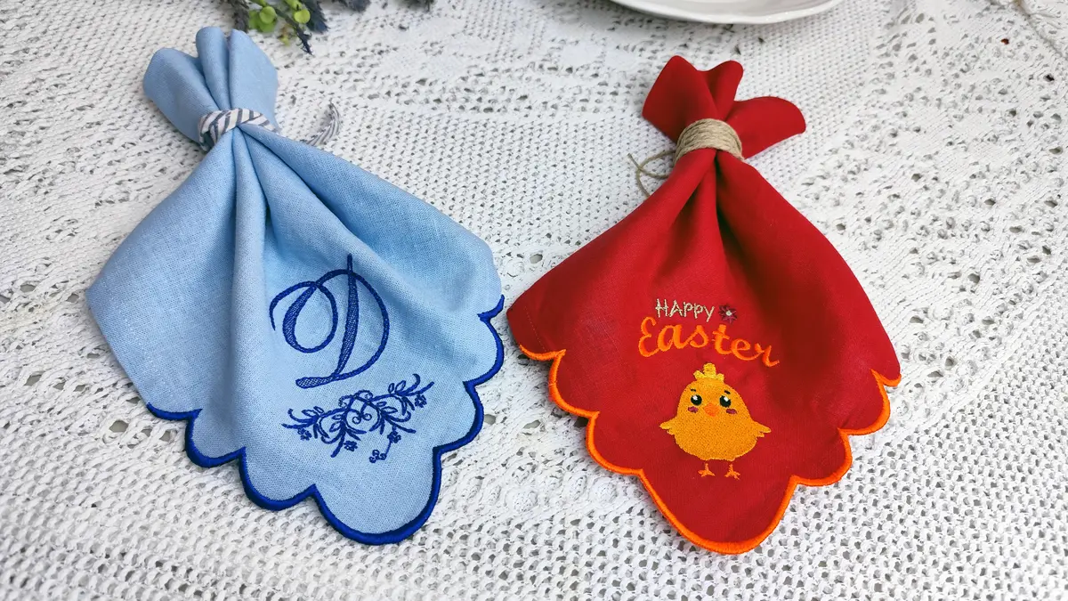 Create Elegant Scalloped Edge Napkins: Inspiring Embroidery Software Masterclass 35 youtube