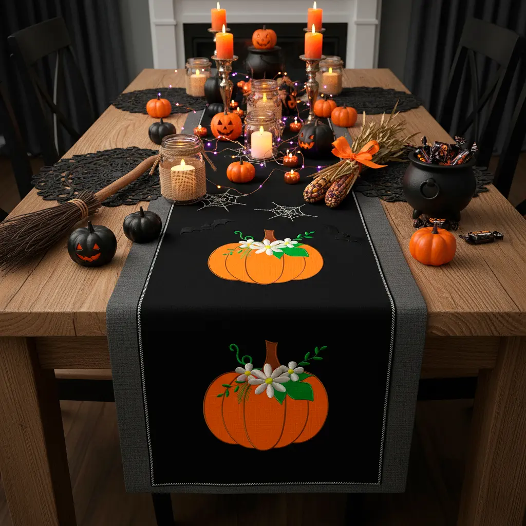 Craft a Festive Pumpkin Applique for Halloween 2 halloween
