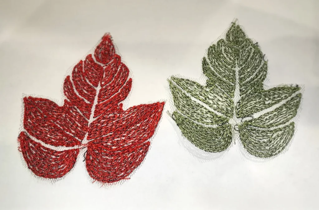 Create Stunning Thanksgiving Table Décor with 3D Embroidered Leaves 4 leaves2