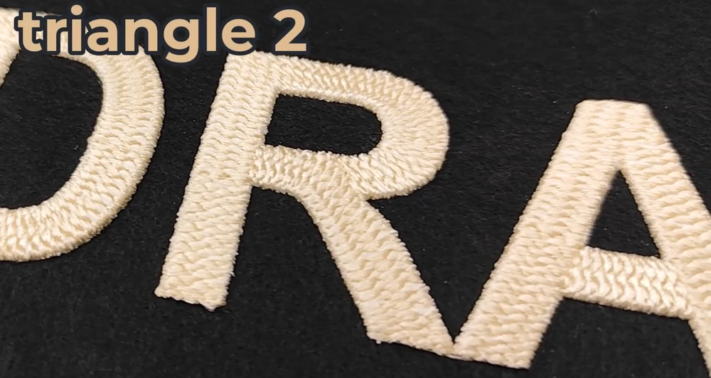 the "Mosaic 14" or "Triangle 2" patterns to show the distinct textures