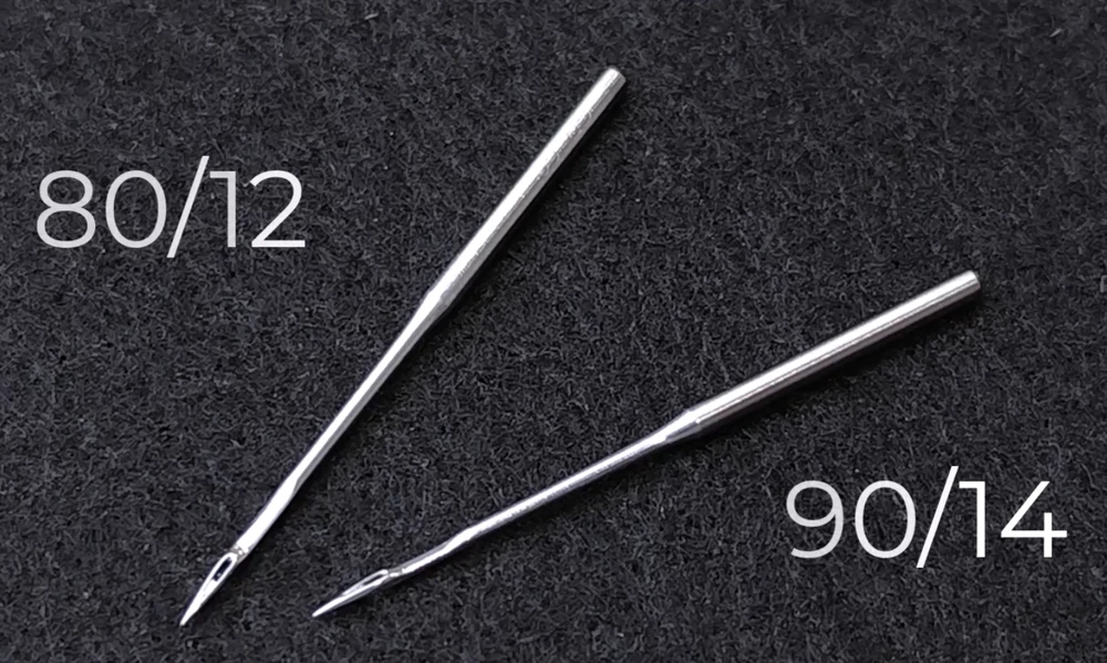 How to Elevate Your 3D Foam Embroidery with Custom Textured Patterns 24 two thick, sharp needles (80/12 and 90/14) lying on the fabric