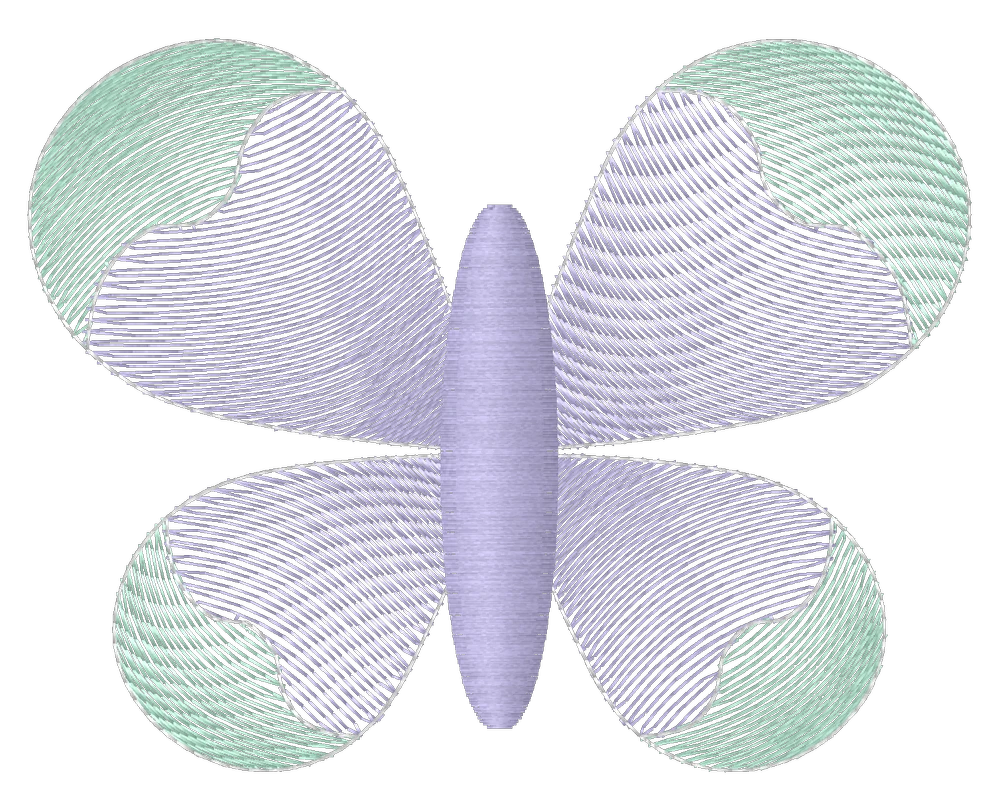 How to Digitize an Elegant Butterfly Design with Gradient Step Fills 3 How to Digitize an Elegant Butterfly Design with Gradient Step Fills 08
