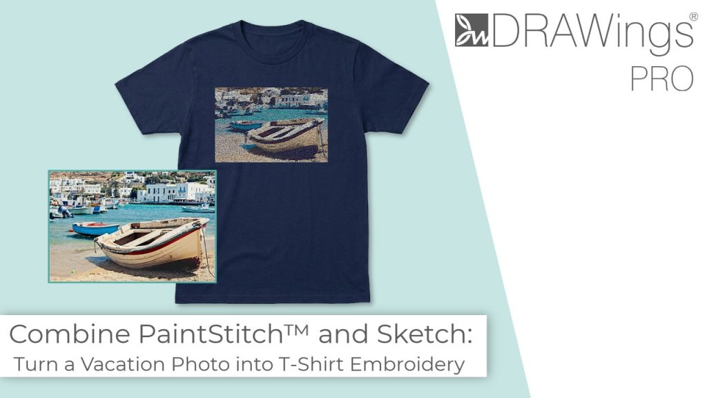 How to Embroider a Photo onto a T-Shirt with PaintStitch™ and Sketch 15 How to Embroider a Photo onto a T-Shirt with PaintStitch™ and Sketch