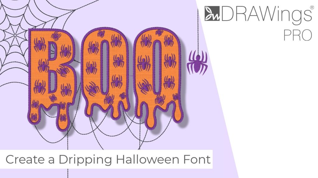 How to Modify Built-In Fonts into Custom Designs: Dripping Halloween Lettering 14 how to modify built in fonts int