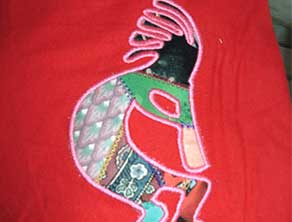 Quilt embroidery design aztec 