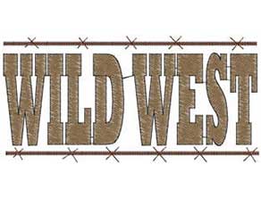 Wild west sign