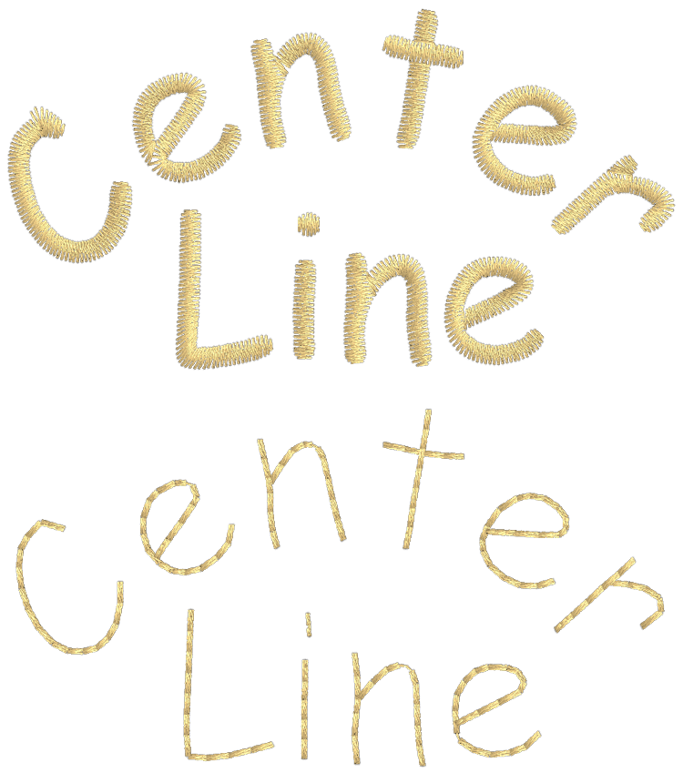 Convert fill to center line